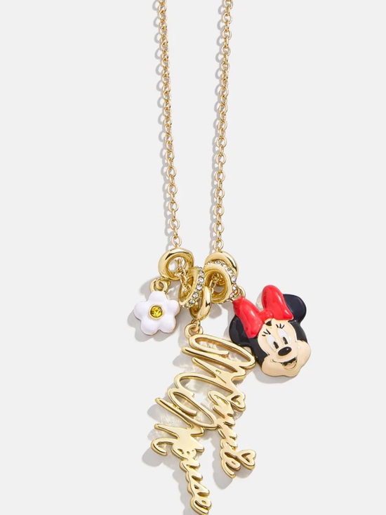 BaubleBar Jewelry - NIP Baublebar Disney Minnie Mouse Cluster Charm Necklace